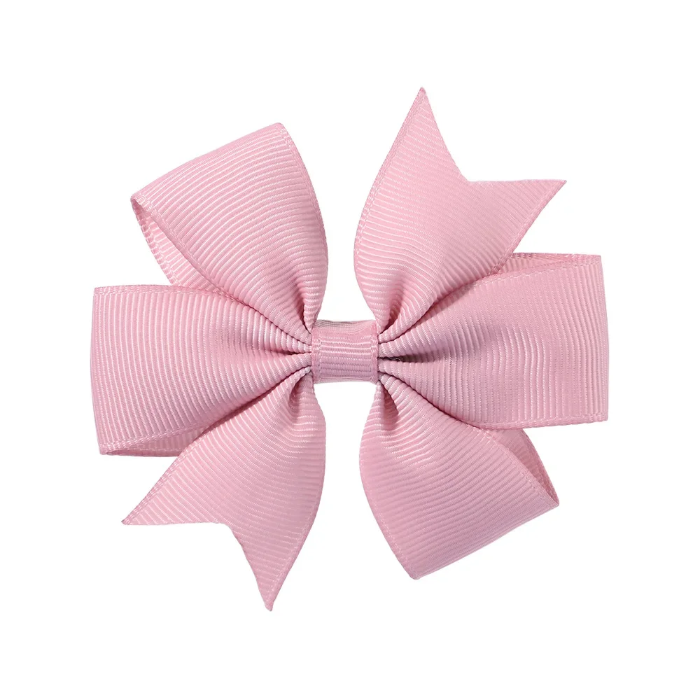 Vibrant Solid Grosgrain Ribbon Hair Bows for Girls - Boutique Hair Clips & Accessories