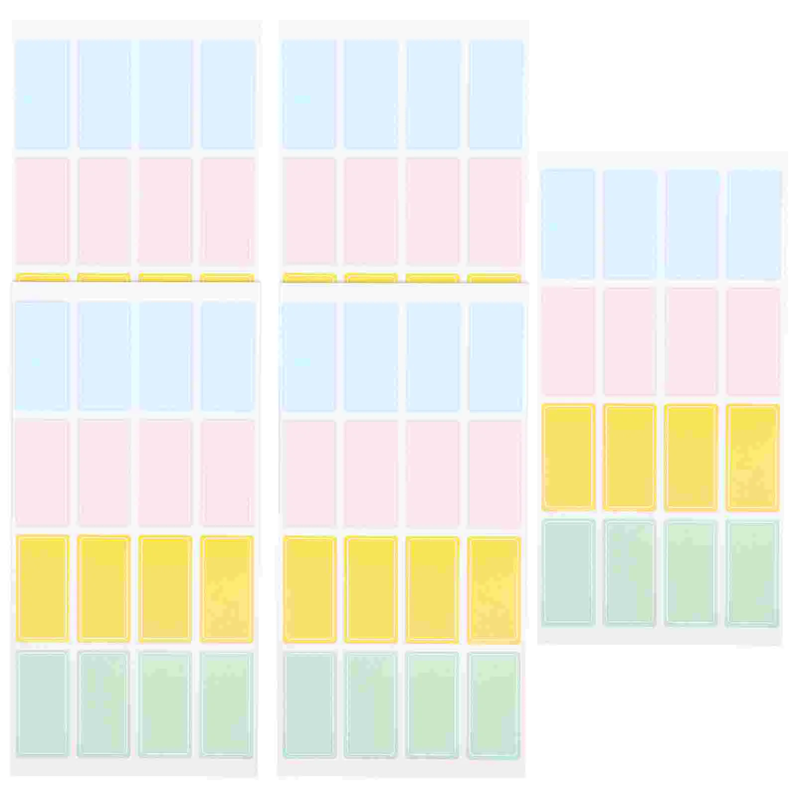 

80 шт. Стикеры для наименования, Стикеры для емкостей, цветные этикетки, школьные бирки, самоклеящиеся бумажные