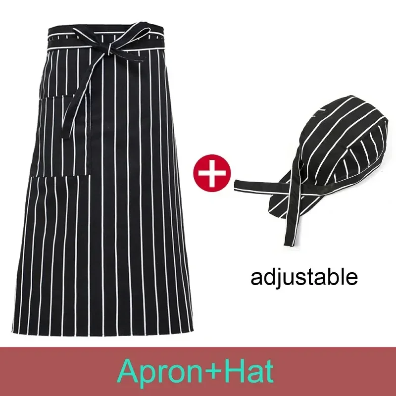 Koken chef-kok Schort set Catering Cap Hotel Chef Overgooier Man Restaurant Keuken Kok Werkschort Bakkerij Café Vrouw Ober Hoed