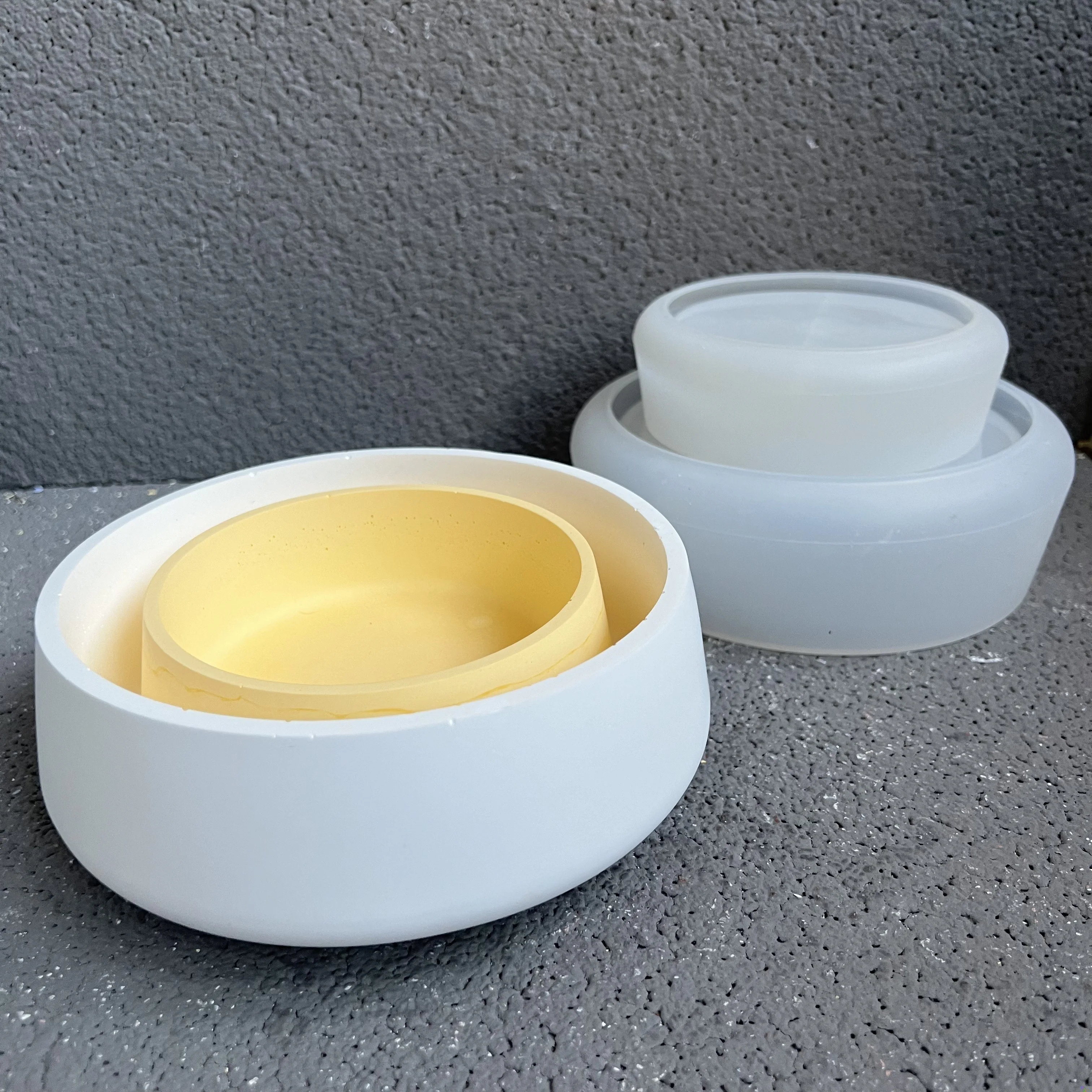 Cement Silicone Mold Truck Candle Holders Planet Shape Succulent Pot Flower Pot Concrete Casting Mold Round Bowl Candle Cup candle making supplies silicone mold punch tool