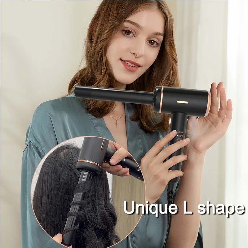 Hair Curling Wand Ceramic Irons Long Short Hair Adjustable Temperature Cold Wind Curler High Quality Magic Salon Tools