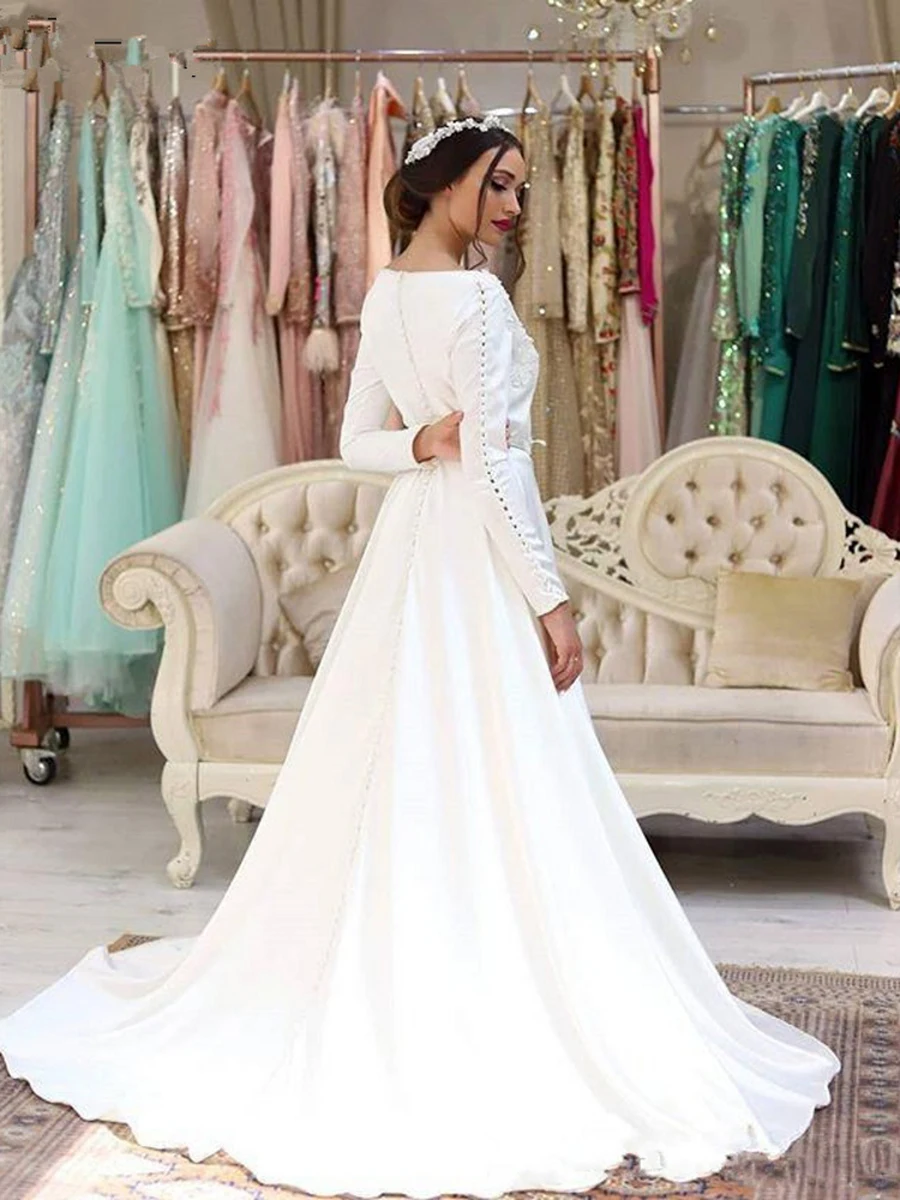 Buy white kaftan wedding dress Sale