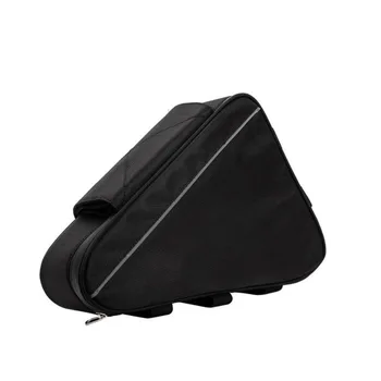 Borsa per batteria per bicicletta elettrica, 36V, 48V, 60V, 72V, E-bike, borse triangolari per scatola nera per bicicletta, carico massimo 126 celle