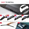 MIDOON Wiper Front & Rear Wiper Blades Set For VW Tiguan MK2 2017 2018 2019 2020 Windshield Windscreen Window 26"+21"+14" 2