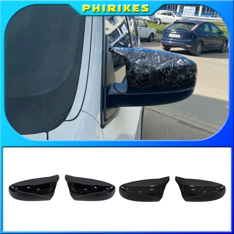 

2 шт., колпачки из углеродного волокна для зеркала BMW X5 E70 X6 E71 2008-2013