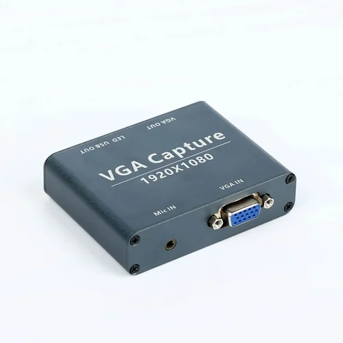 VGA 디지털 컨버터 비디오 캡처 카드 3.0, VGA to USB 어댑터, USB 2.0 호환 비디오 녹음기, 1080P VGA 루프 출력 5