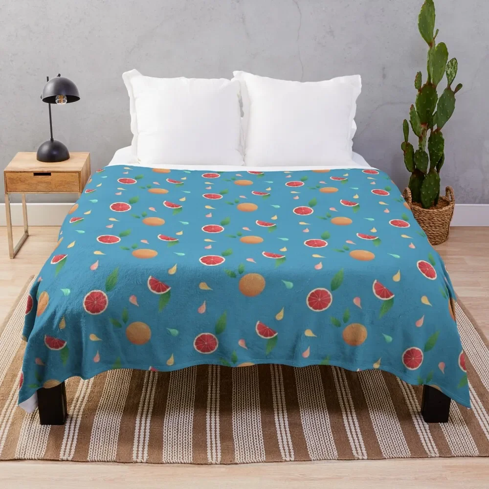 

Grapefruit Pattern Throw Blanket cosplay anime Extra Large Throw for babies Blankets