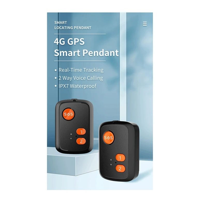 GPS + Beidou Tracker RF-V51 WIFI Compatible With 4G LTE/3G WCDMA/2G GSM SOS Alarm Two-Way Voice Tracking Waterproof gps tracker