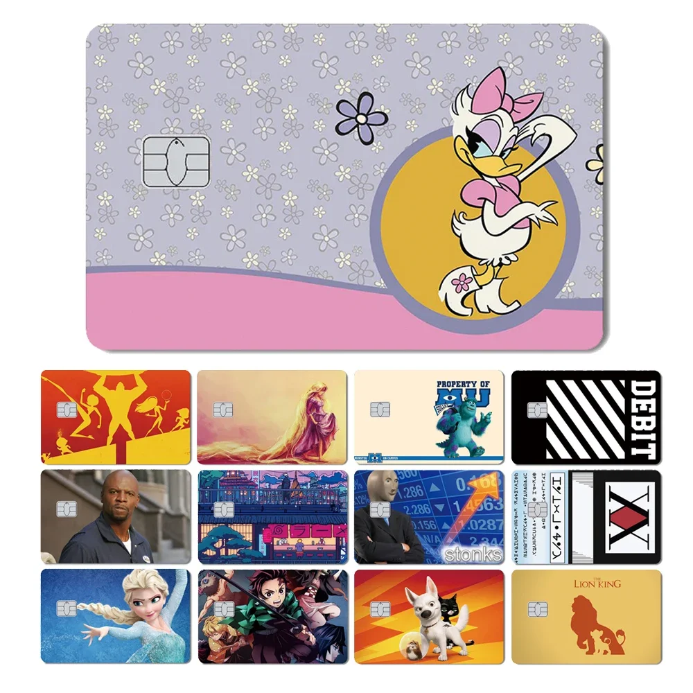 

One Piece Demon Slayer Amine Hunter X Hunter Snake Stonks PVC Credit Debit Bank Card Bus Card Film Skin Sticker