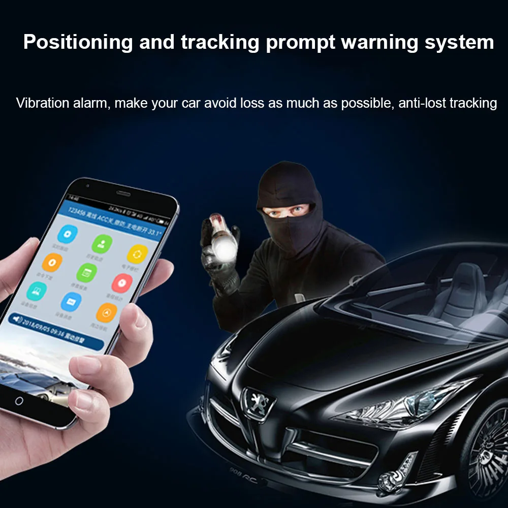 Upgrade Real 4G LTE GPS Tracker Car OBD Locator OBDii Tracking Device Vibration Alarm Geo-fence Real Time Tracking