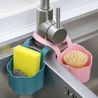 Panier de vidange d'évier de cuisine, porte-éponge à savon de salle de bains, panier de rangement suspendu, accessoires de cuisine, support d'évier de cuisine 1