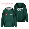 Spring/Autumn Popular Film And Television Hits Korean Drama Cosplay Costume Calamari Games Disguise Men Hoodies Team Sweatshirts 5