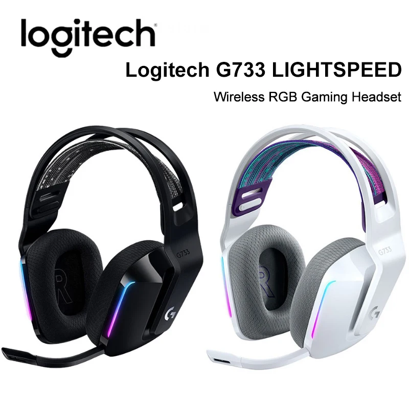 Logitech G733 LIGHTSPEED Wireless Headphone RGB Headset Gamer DTS