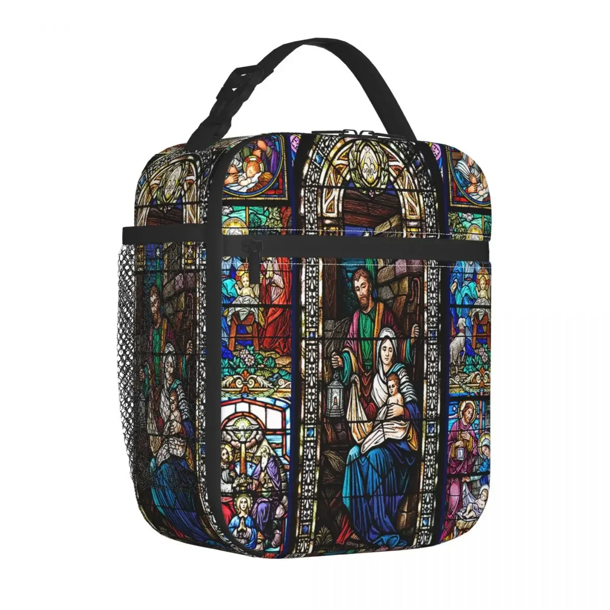 

Иисус, Дева Мария Изолированная Термосумка для ланча Контейнер для еды, христианский Бог, питательный тоут, Ланч-бокс, бэнто-бокс, сумка для колледжа на открытом воздухе