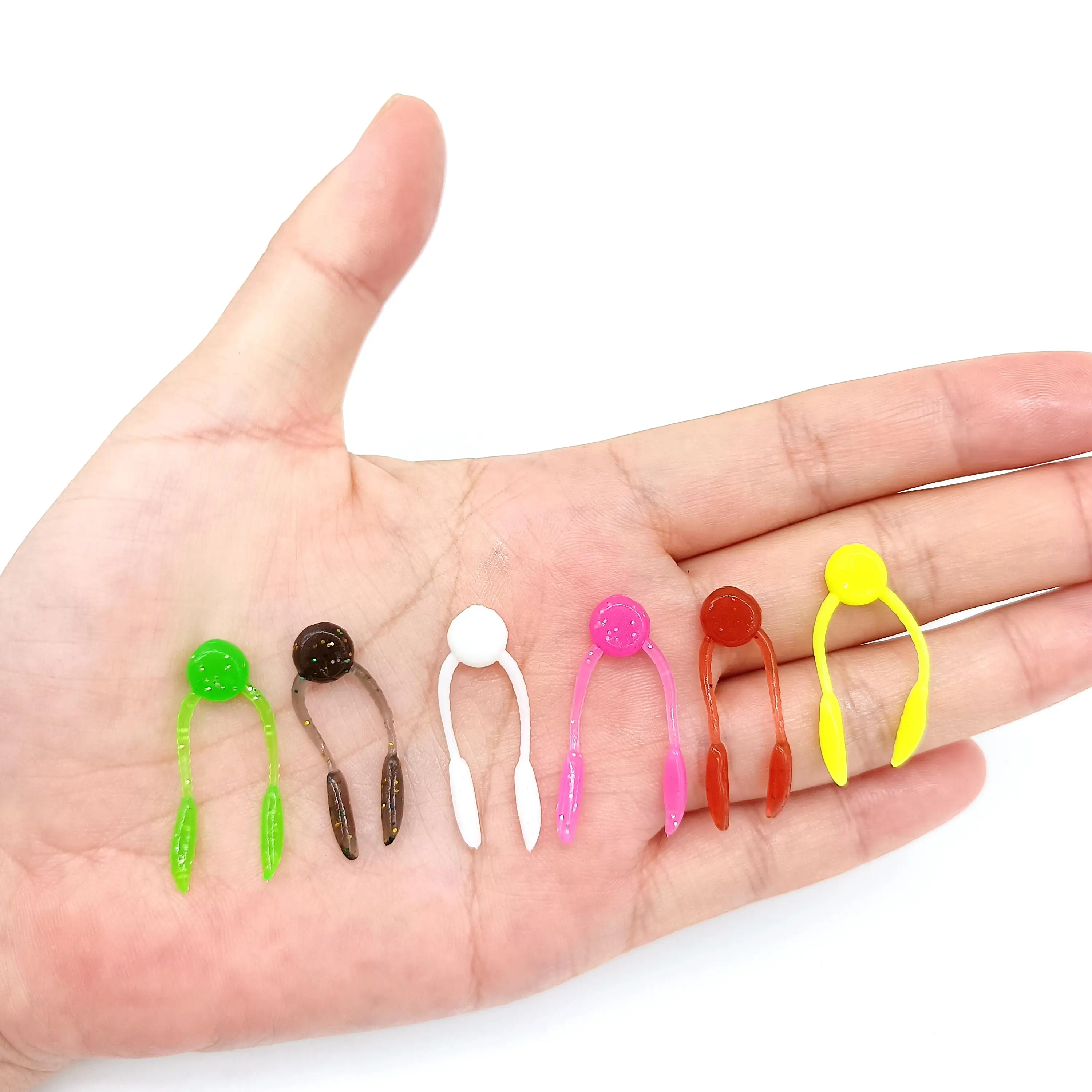 TPE Mini Soft Fishing Lure 10PCS 0.28g/35mm Floating Artificial Bait Carp Bass Silicone Swimbait fishing lure carp fishing bait