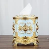 1pc European Circular Tissue Box, Cylindrical Paper Extraction box, Home Decoration, Hotel Restaurant, Hollow Paper Storage Box 6