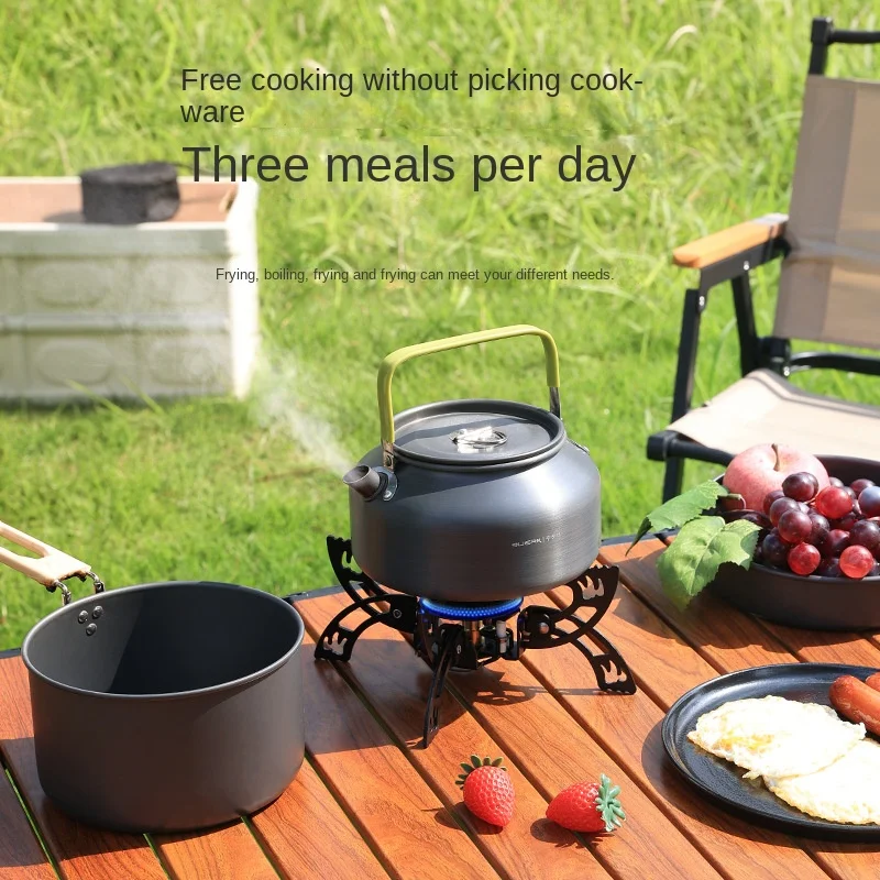 バーベキュー・調理用品 FLAT EARTH EQUIPMENT UFO STOVE UFO 3800W Camping Stove Windproof Outdoor Gas Burner 30kg