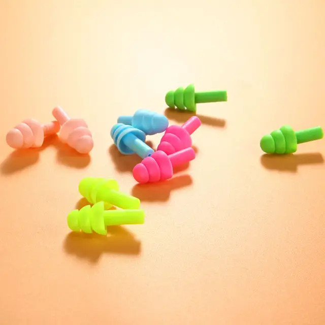 10 Pairs Silicone Ear Plugs