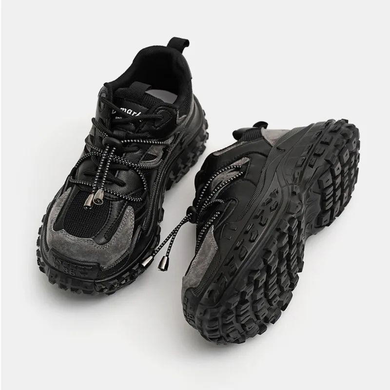 

Кроссовки женские кожаные сетчатые, Повседневная Удобная обувь для скалолазания, на шнуровке, однотонные, весна-осень