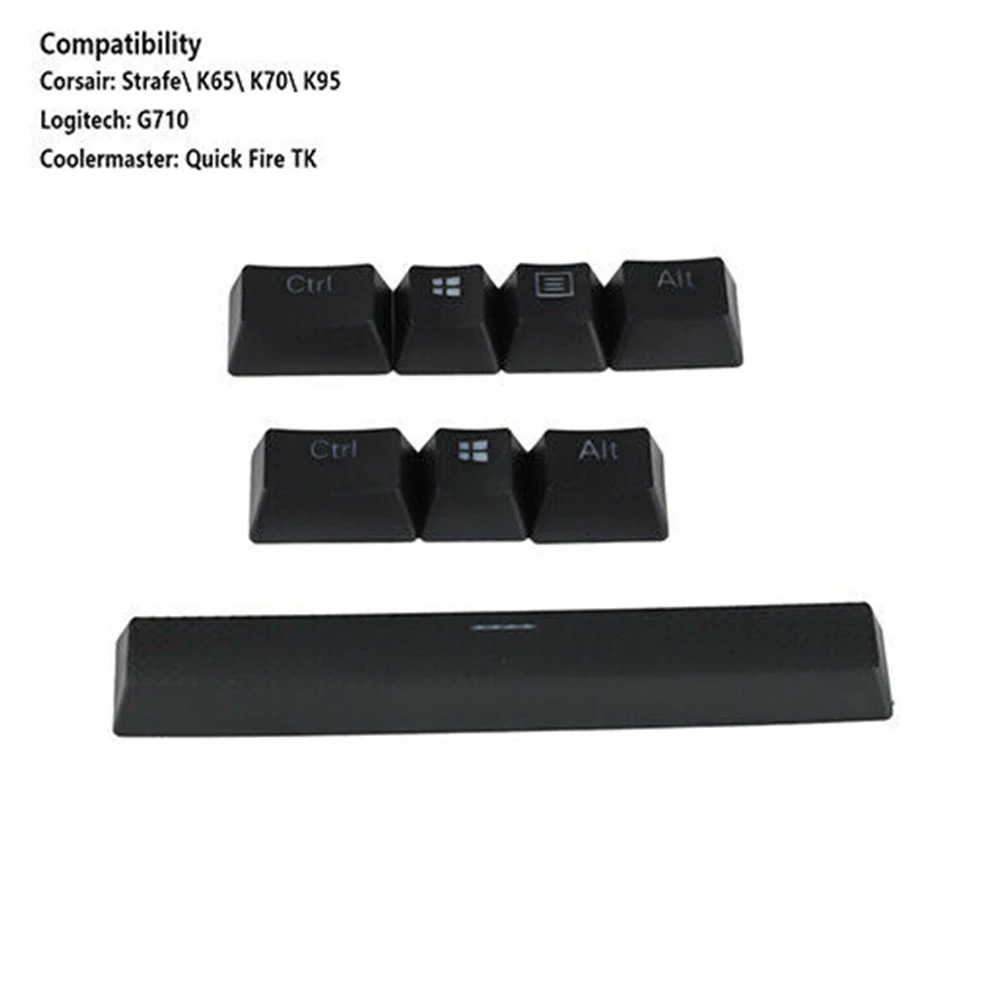 PBT Keycaps for Corsair K65 K70 K95 for Logitech G710+ Mechanical Gaming Keyboard, Backlit Key Caps Cherry
