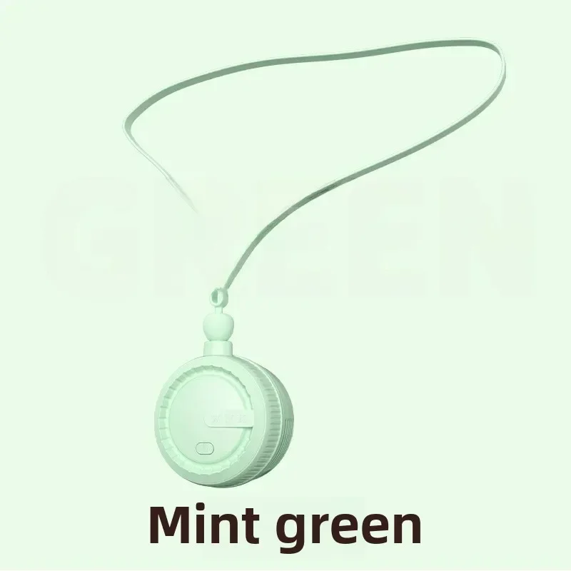 Clip-on mini-heupventilator met 3 snelheden Handventilator Desktopventilator Type C Oplaadbaar voor buitenwerk Wandelen Thuiskantoor Reizen Gym