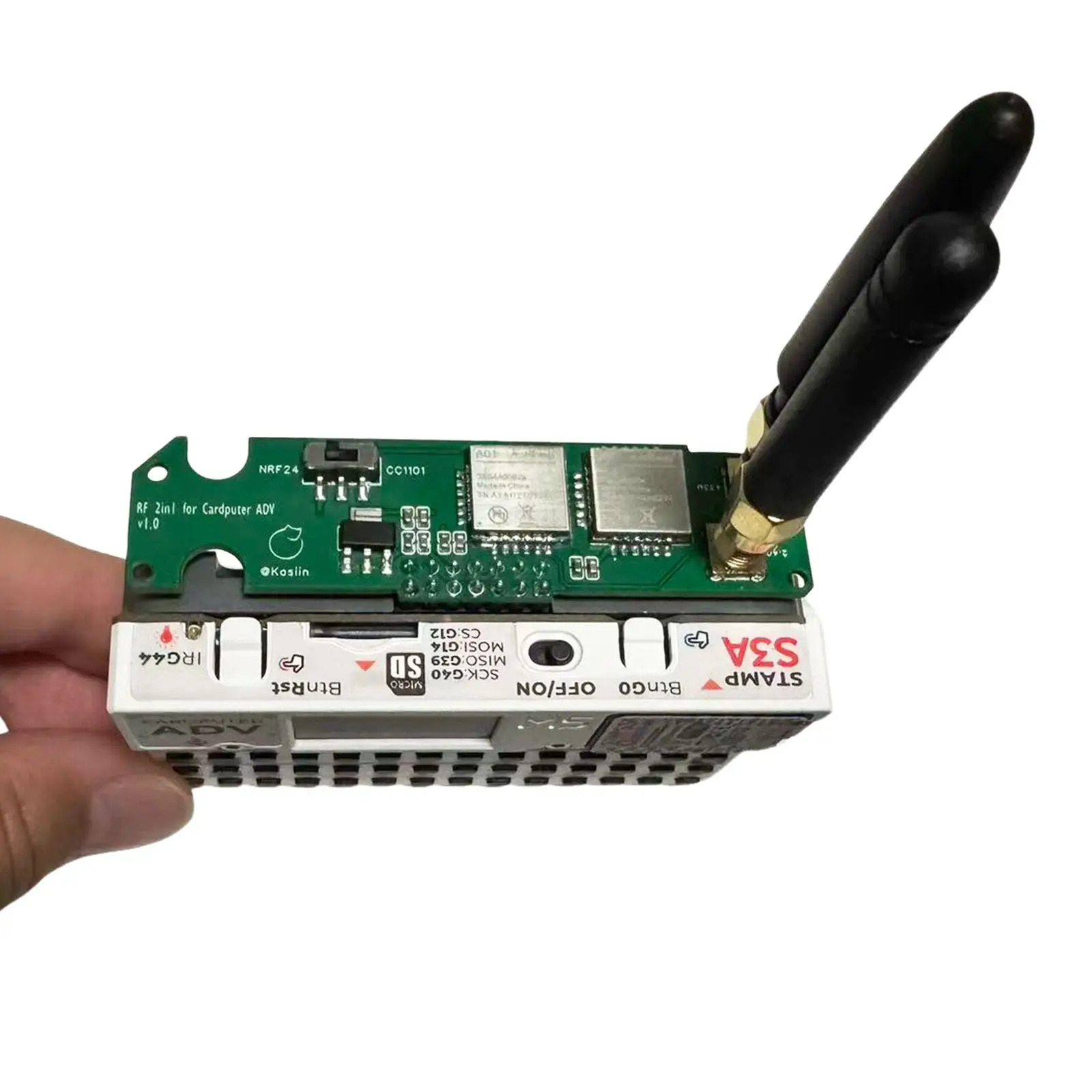 CC1101 & NRF24 2-in-1 ADV RF Testing Module for M5Stack Cardputer SubGHz Transceiver & 2.4G Jammer Works with Bruce Firmware
