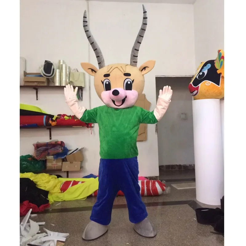 

Antelope Mascot Costume Suits Cosplay Party Game Fancy Dress Outfits Advertising Promotion Carnival Halloween Parade Character