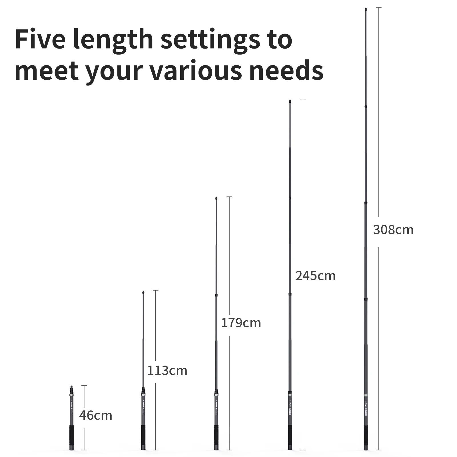 aMagisn 3M Invisible Selfie Stick , Carbon Fiber Extended Monopod 118" Long Pole for Gopro Max Insta360 X2 X3 X4 Accessories 2
