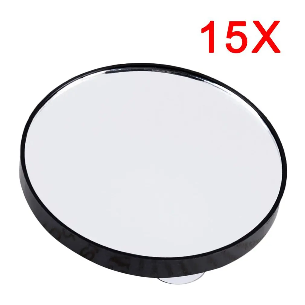 Vanity Makeup Mirror 5X 10X 15X Magnifying Mirror With Two Suction Cups Cosmetics Tools Mini Round Mirror Bathroom Mirror handheld 40x magnifying magnifier mini led acrylic lens glass jeweler loupe loop with 2 led light jewelry watch repair tool