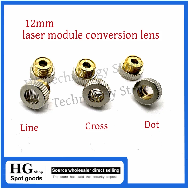 Glas fokussierung linsen beschichtung Kollimations laser glas linse Laser fokussierung linse m9 gerader Kreuz linien punkt rot 12mm Laser modul – Detail 1