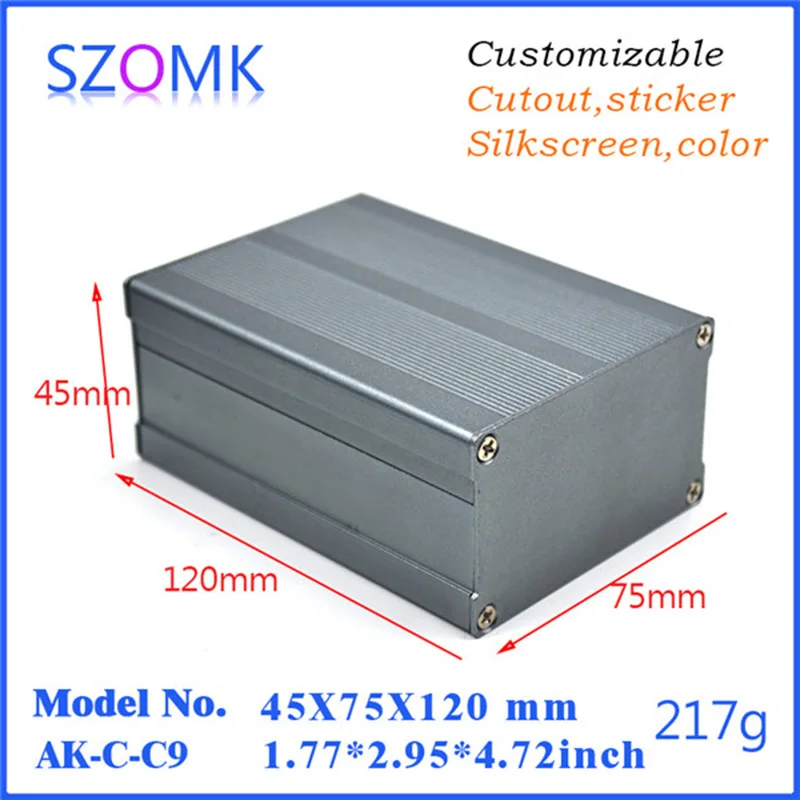 

10 шт., алюминиевый усилитель szomk 45*75*120 мм