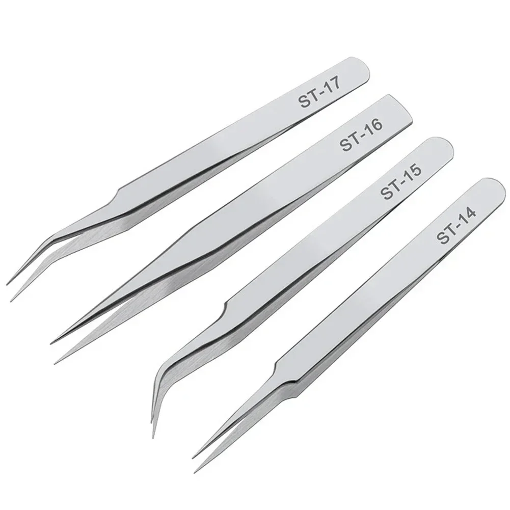 Precision Industrial Tweezers Anti-static Maintenance Tweezers Hand Tool Precision Parts Maintenance Mobile Phone Repair 1PC