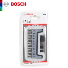  Bosch Original 11 Pcs Screwdriver Head Set with 1 Extension Rod 25Mm Electric Screwdrivers Bits Kit Power Tool Accessories 