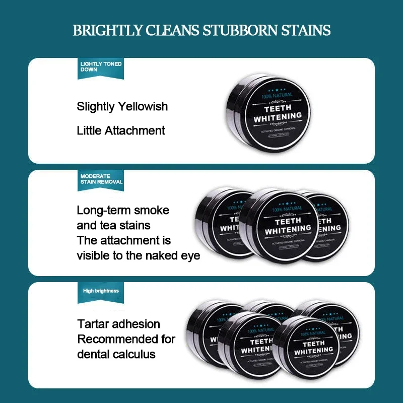 Teeth Whitening Powder 30g Charcoal Oral Care
