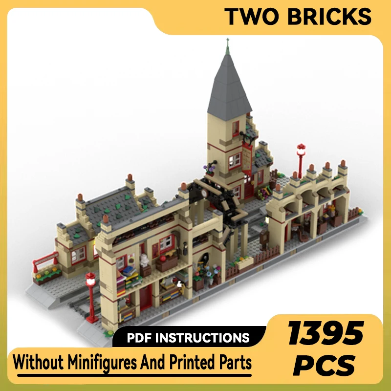 

Movie Model Moc Building Bricks Hogsmeader Station Extension Technology Modular Blocks Gifts Christmas Toys DIY Sets Assembly