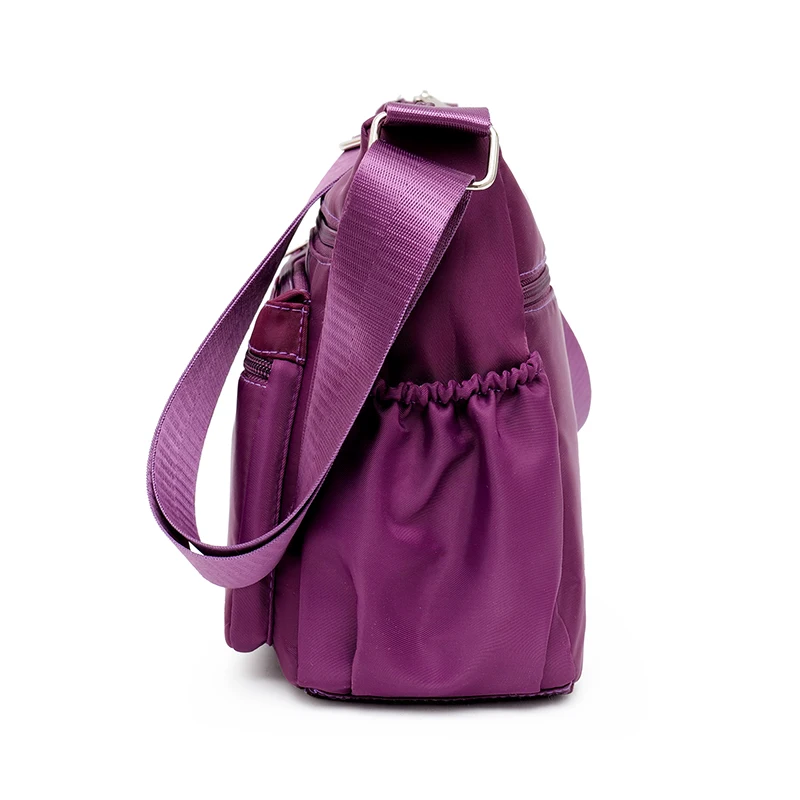 Damen Messenger Große Kapazität Umhängetasche Nylon Mode Kosmetiktasche Einfache und vielseitige Handtasche Umhängetasche Geldbörsen – Detail 4