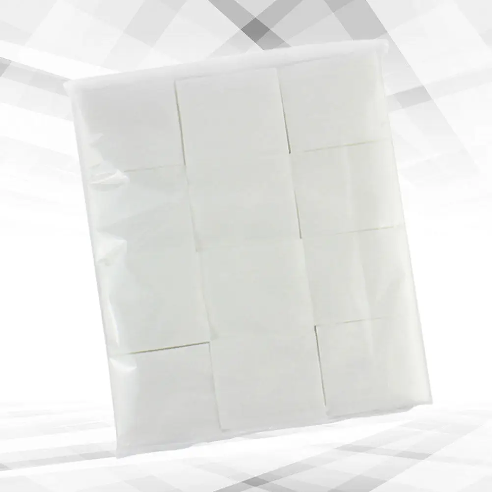 1200Pcs 메이크업 코튼 패드 안전하고 무취의 부드러운 질감 메이크업 제거를 위한 페이셜 코튼 패드 네일 폴리쉬 리무버 스킨 케어