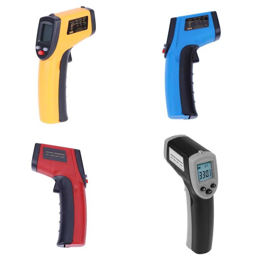 

GM320 Non-Contact Infrared Thermometer Digital Laser Temperature Meter Industrial Pyrometer IR Laser Temp Meter -50~380℃