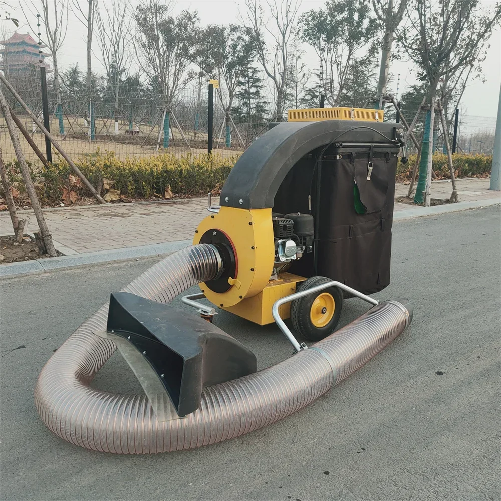 Leaf collecting cleaning blower suction leaf crusher suction machine for landscaping 4