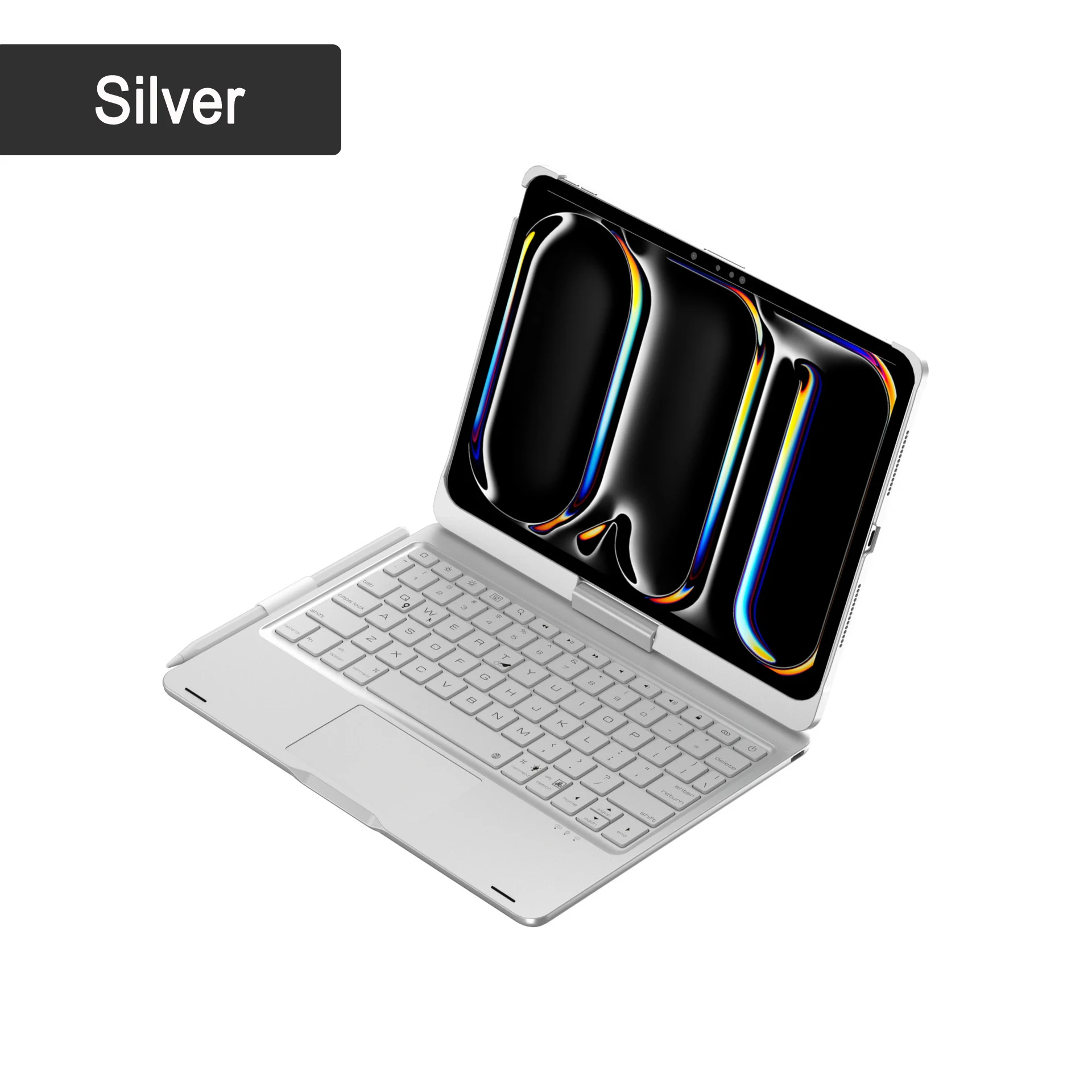 360° Rotating Magic Keyboard Case with Folio Design
