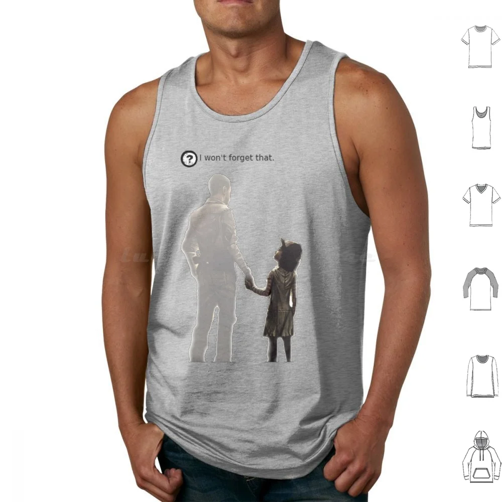 Non Voglio Dimenticare Questo. Canotte Gilet Senza Maniche Twd The Walking Dead Telltale The Walking Dead Game Clementine Lee