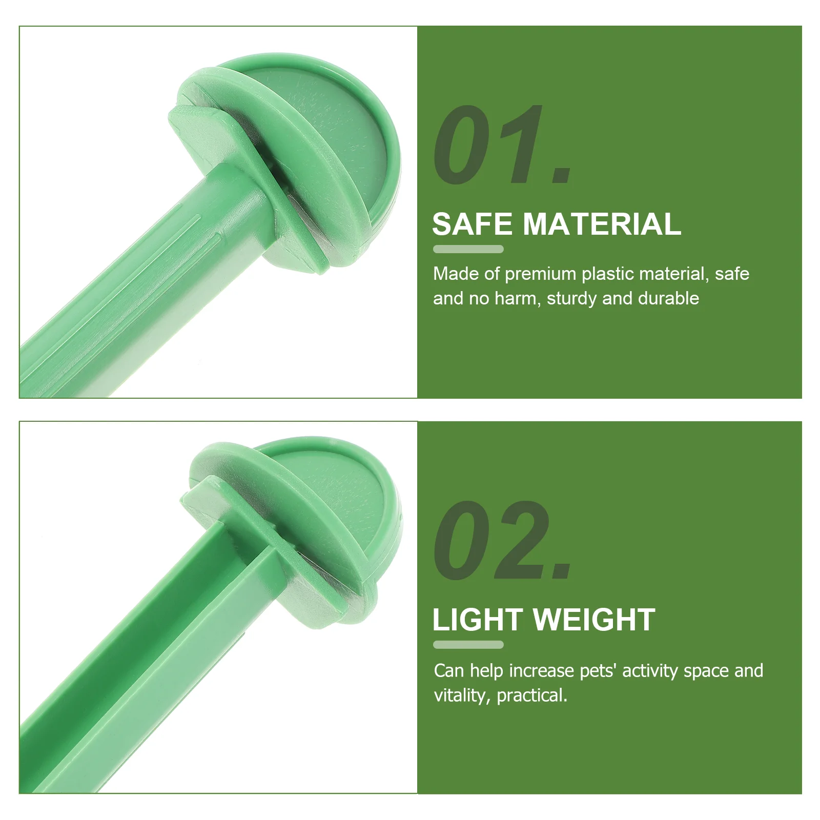Bird Cage Accessories Bird Perch Stand 10 Pcs Plastic Perch Bird Cage Stand Birdie Play Pole Parrot Standing Rod Durable Aviary Accessories Bird Nest Support
