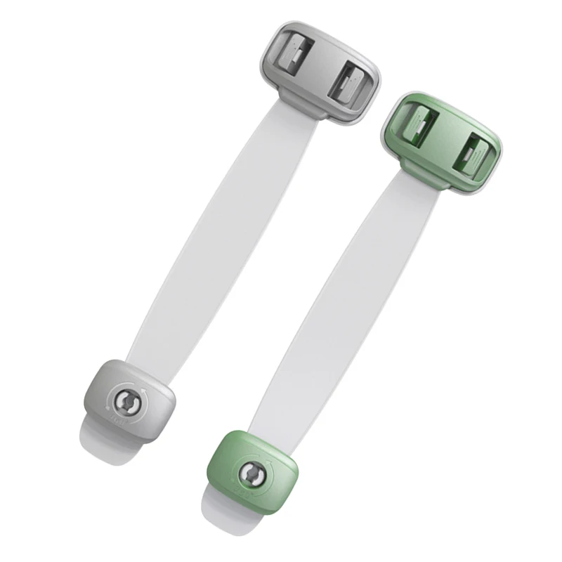 3/5Pcs Baby Cabinet Locks Strap Drawer Lock Child Anti-opening Refrigerator Lock Home Baby Anti-pinch Safety Protection Buckle