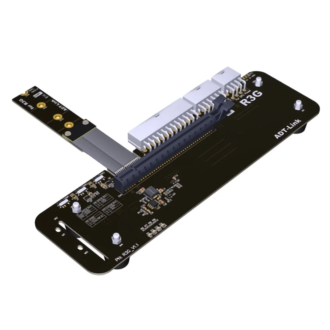 

New M.2 key M for NVMe External Graphics Card Stand Bracket with PCIe3.0 x4 Riser Cable 25cm 50cm For ITX STX NUC VEGA64