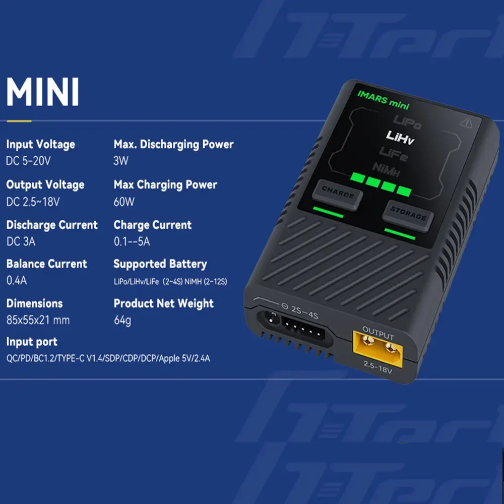 Chargeur intelligent Gens ace Imars Mini 60W avec câble USB-C et adaptateur secteur