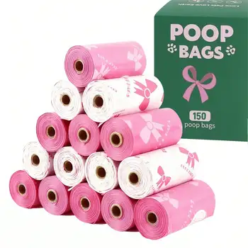 3/6/10/12 Rolls 180 Count Super Thick Dog Poop Bags 1