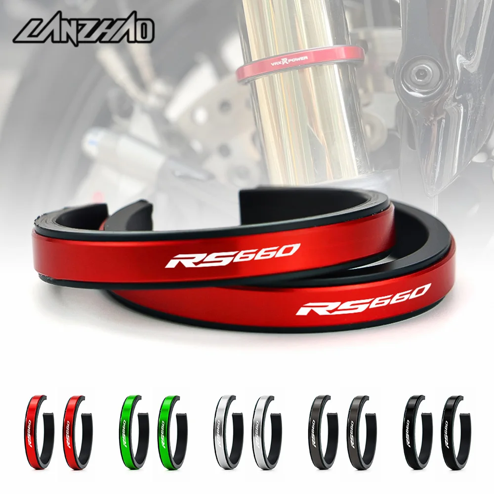 Rs660 Moto Ammortizzatore Anello Regolazione Ausiliaria Accessori Cnc Per Aprilia Rs 660 Extrema Kyb 41Mm Sospensioni Anteriori