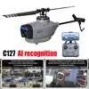RC ERA C127 AI Mini Brushless FPV with HD Camera Professional 4ch RC Helicopter Single Paddle Without Ailerons for Adult 1