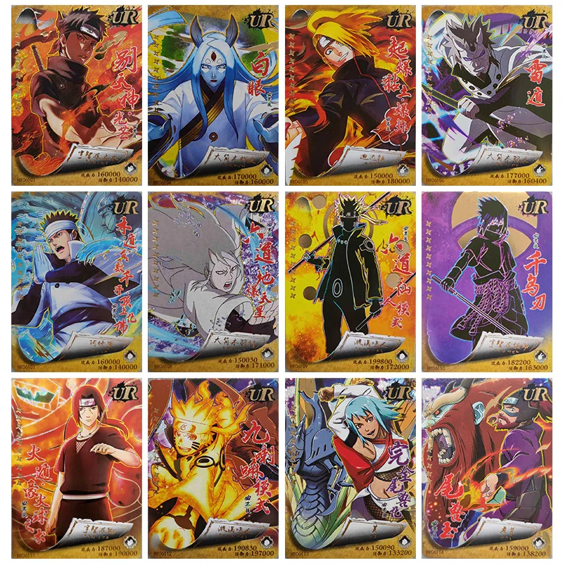 

Anime NARUTO Kawaii UR Flash Card Uchiha Shisui Ootutuki Kaguya Fuu Uchiha Itachi Toys for boys Collection Card Birthday Gift