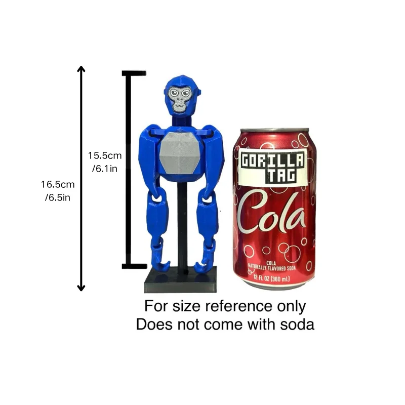 3D Printing Dolls Gorilla Fidget Figurine Cartoon Animal Toy Birthday Gift For Kids Realistic Gorilla Toys With Movable Joints